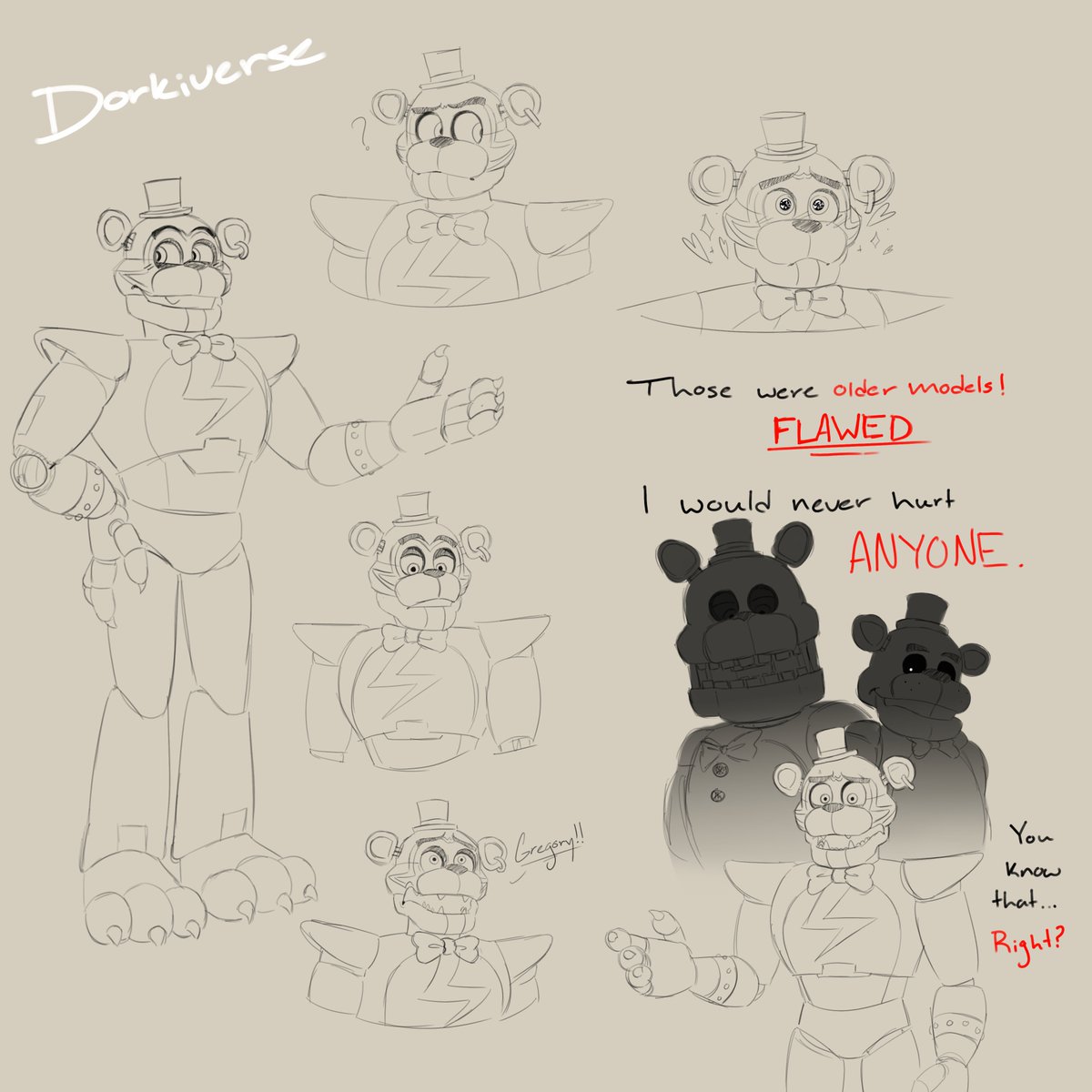 Dorkiiverse's tweet photo. some glamrock freddy for you #fnaf #fnaffanart #fnafsecuritybreach #glamrockfreddy https://t.co/wlCjj3XFzg