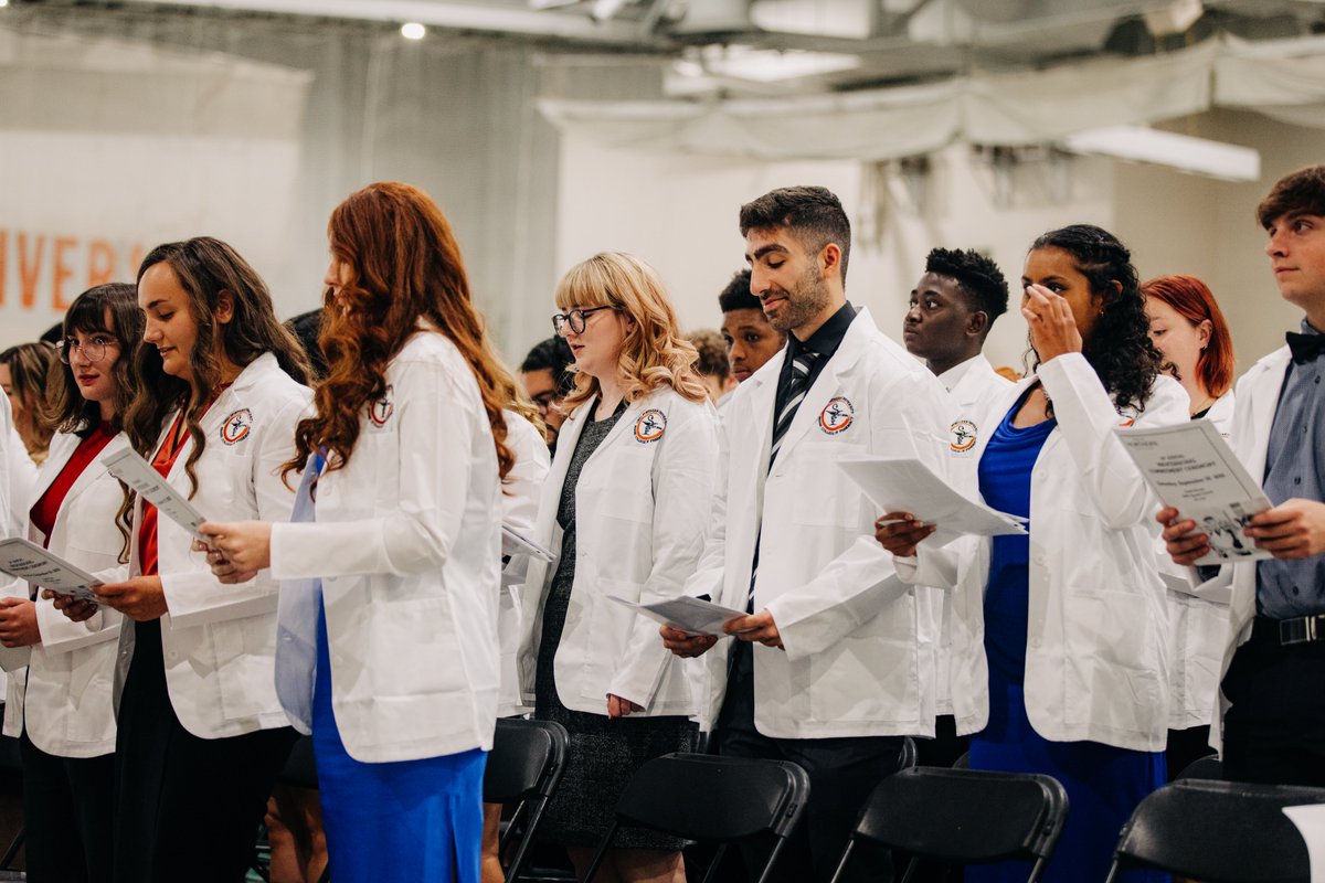 ohionorthern's tweet photo. Today, we proudly recognize and celebrate 75 outstanding pharmacy students as they step into their roles as pharmaceutical professionals at the White Coat Ceremony. Congratulations to our Polar Bears! https://t.co/sc8GQOEcfF