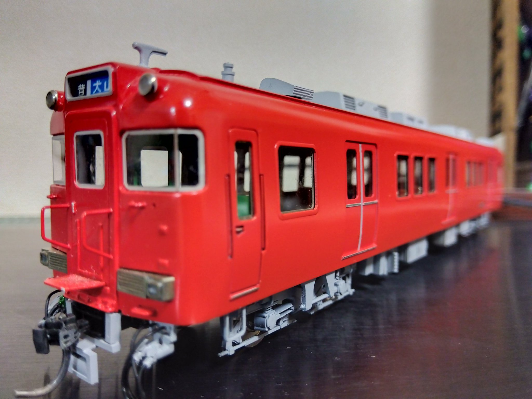 谷川製作所　名鉄3600系車体バラキット2両セット、床下器具付き。 谷川製作所 名鉄3600系車体バラキット2両セット台車、床下器具
