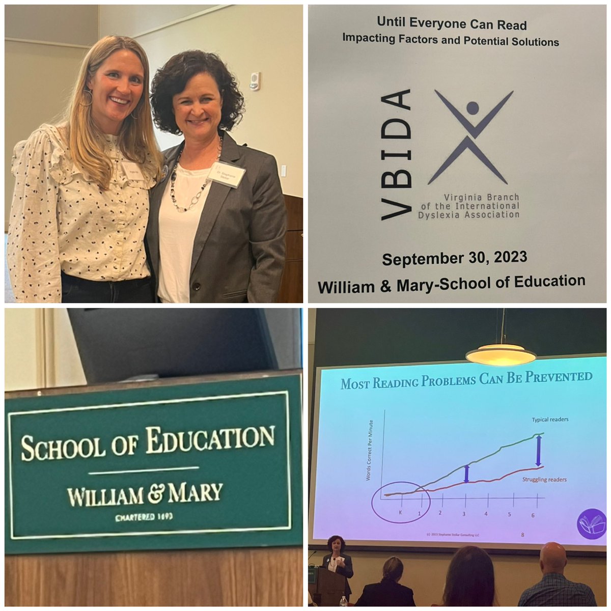 An inspirational and motivating day of learning. Great sessions including a keynote with Stephanie Stollar! @vbida_ida @sstollar6 
@IMSEOG @williamandmary #untileveryonecanread