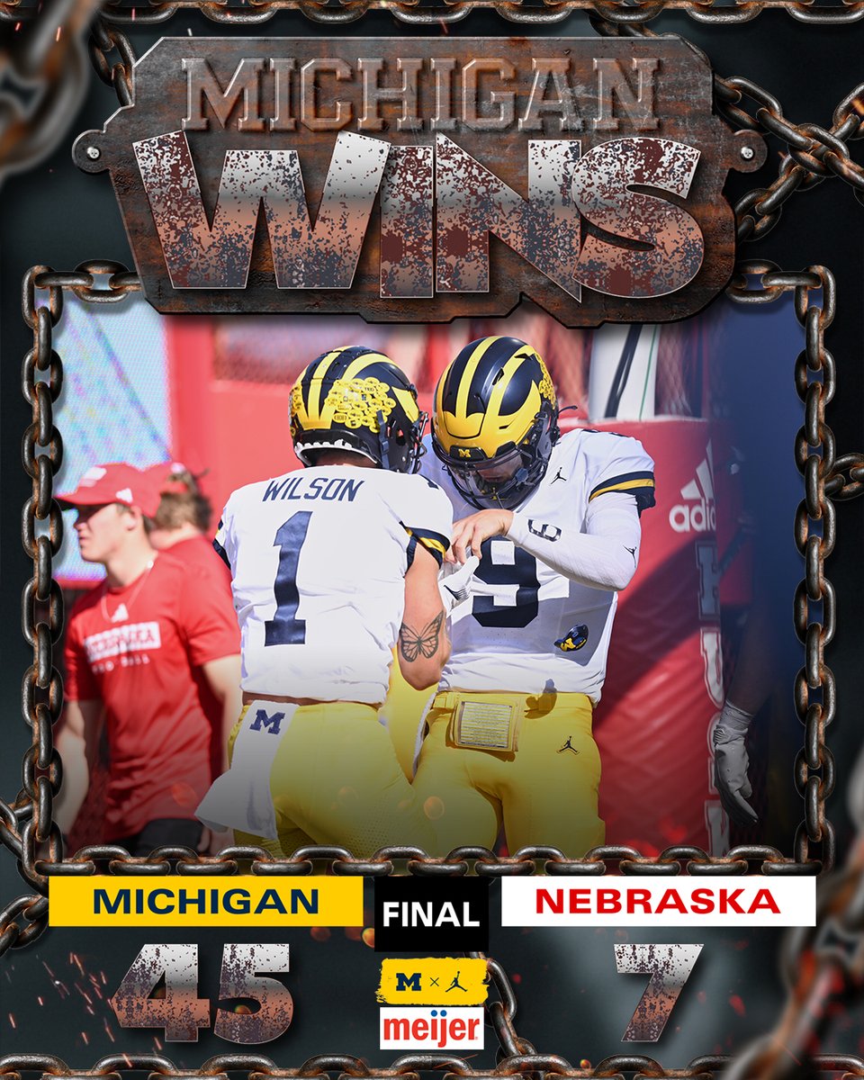 Dominated the game from the opening drive!

#GoBlue
