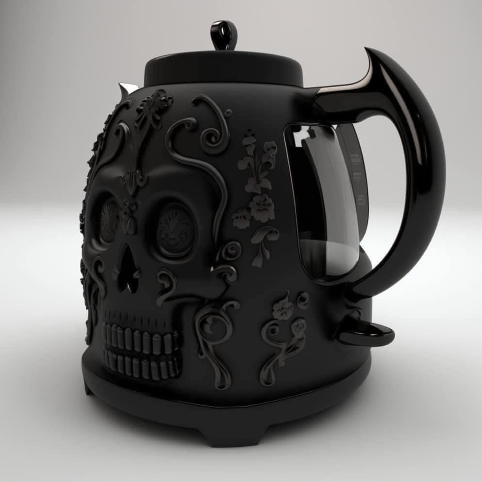 Goth Coffee Pot