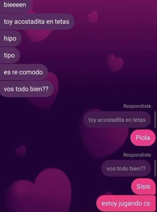 gente chamuyando tweet media