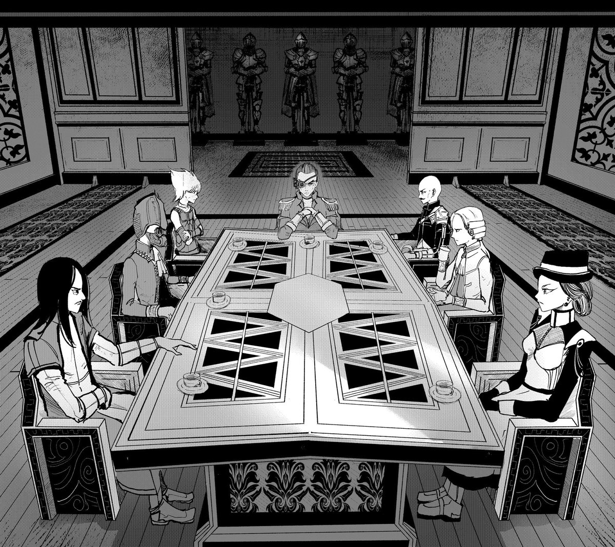 Aboleuk's tweet photo. The leaders
#PillarsofDestruction #lightnovel #ranobe #manga https://t.co/7JELOOAxtr