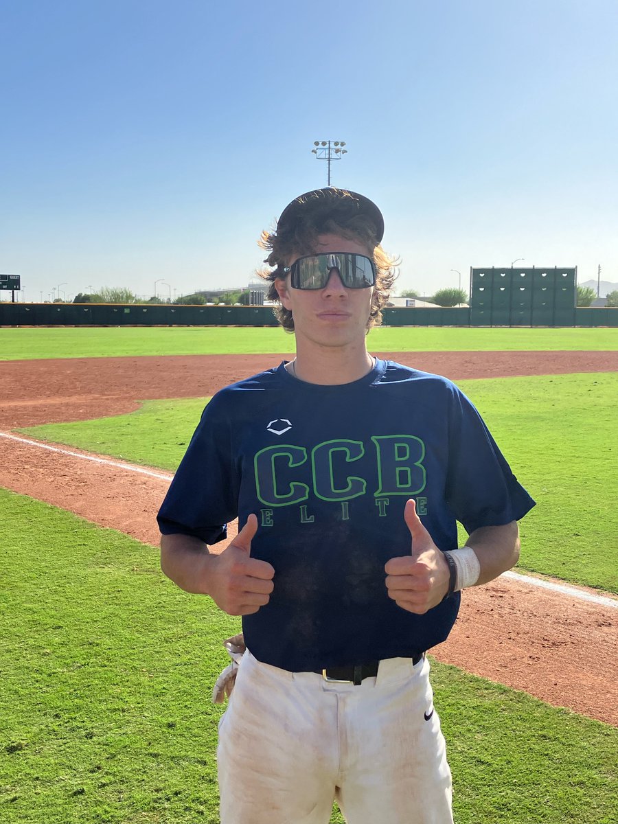 FiveToolAZ's tweet photo. .@AZFallClassic F: @hawaiielite2g 2024 vs @CalClubBaseball 
PoG: Jimmy Flynn 2-2, 2B, RBI
Pitcher: @anthonypandrews 2 IP, 4K, 0R https://t.co/l46fFO0aDl