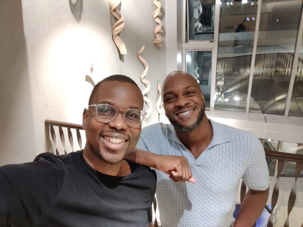 Andile Masuku (@masukuandile) on Twitter photo Nairobi, cheers to you for delivering on excellent fellowship ops even while your boy's in transit! 🇰🇪
Grateful to be reconnected with the homie Chale, <a href="/csekwalor/">Charles (Chale) Sekwalor</a> - Founder & CEO of <a href="/Movemeback/">Movemeback</a>, for the first time since Afrobytes Tech Marketplace 2019! ✨ Nairobi, cheers to you for delivering on excellent fellowship ops even while your boy's in transit! 🇰🇪
Grateful to be reconnected with the homie Chale, <a href="/csekwalor/">Charles (Chale) Sekwalor</a> - Founder & CEO of <a href="/Movemeback/">Movemeback</a>, for the first time since Afrobytes Tech Marketplace 2019! ✨