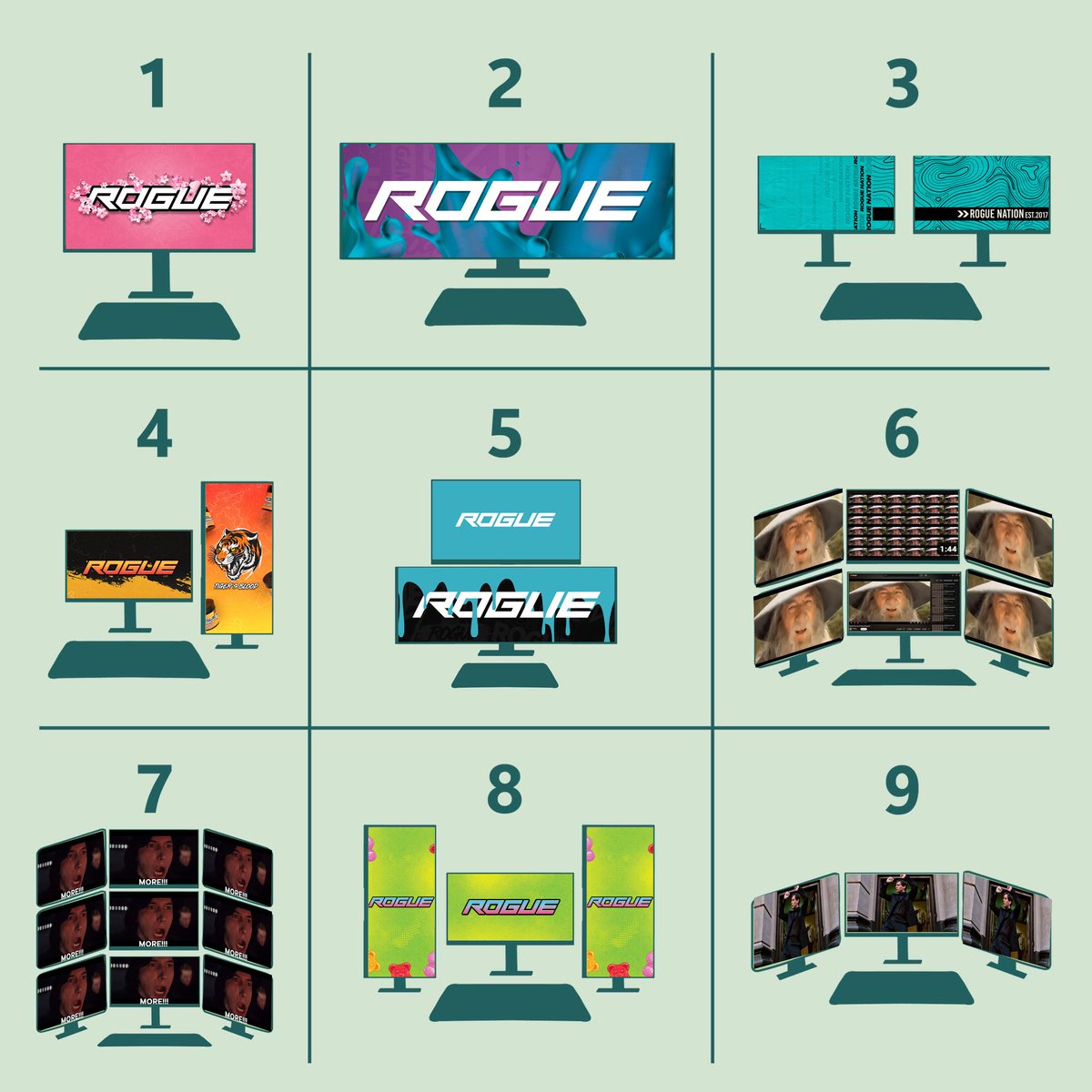 TheRogueEnergy's tweet photo. What number is closest to your setup? https://t.co/HFgUW7tH8q