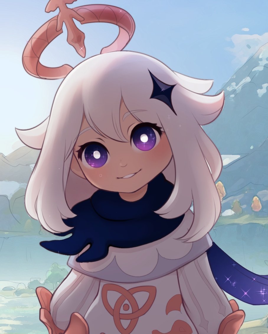 ElPaimonsito's tweet image. Paimon te felicita por hacer las cosas bien estos últimos días, cuídate Nimu