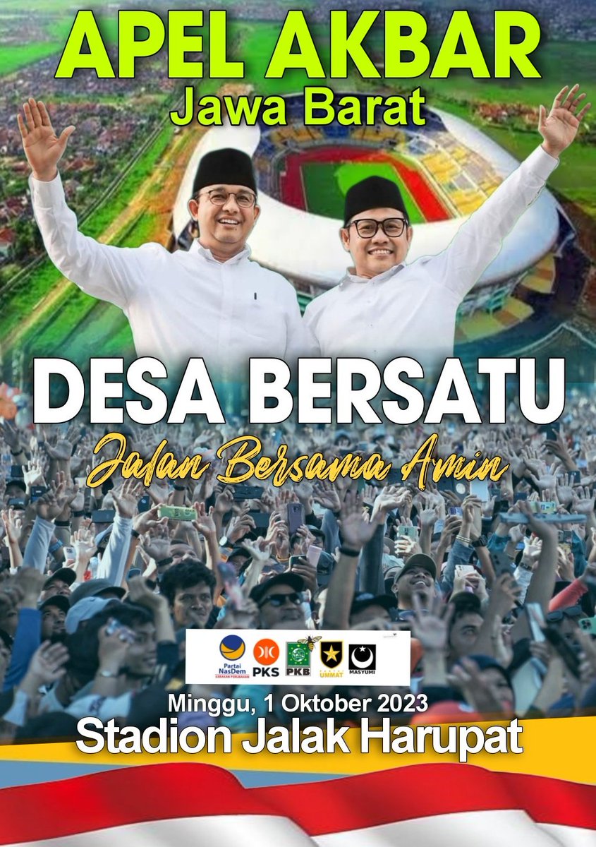 sumadiseloguno's tweet photo. #BudalGus
Otw Stadion Si Jalak Harupat Kabupaten Bandung.
#AMIN
#AniesMuhaimin2024
1 Oktober 2023 https://t.co/W2tKaf7anJ