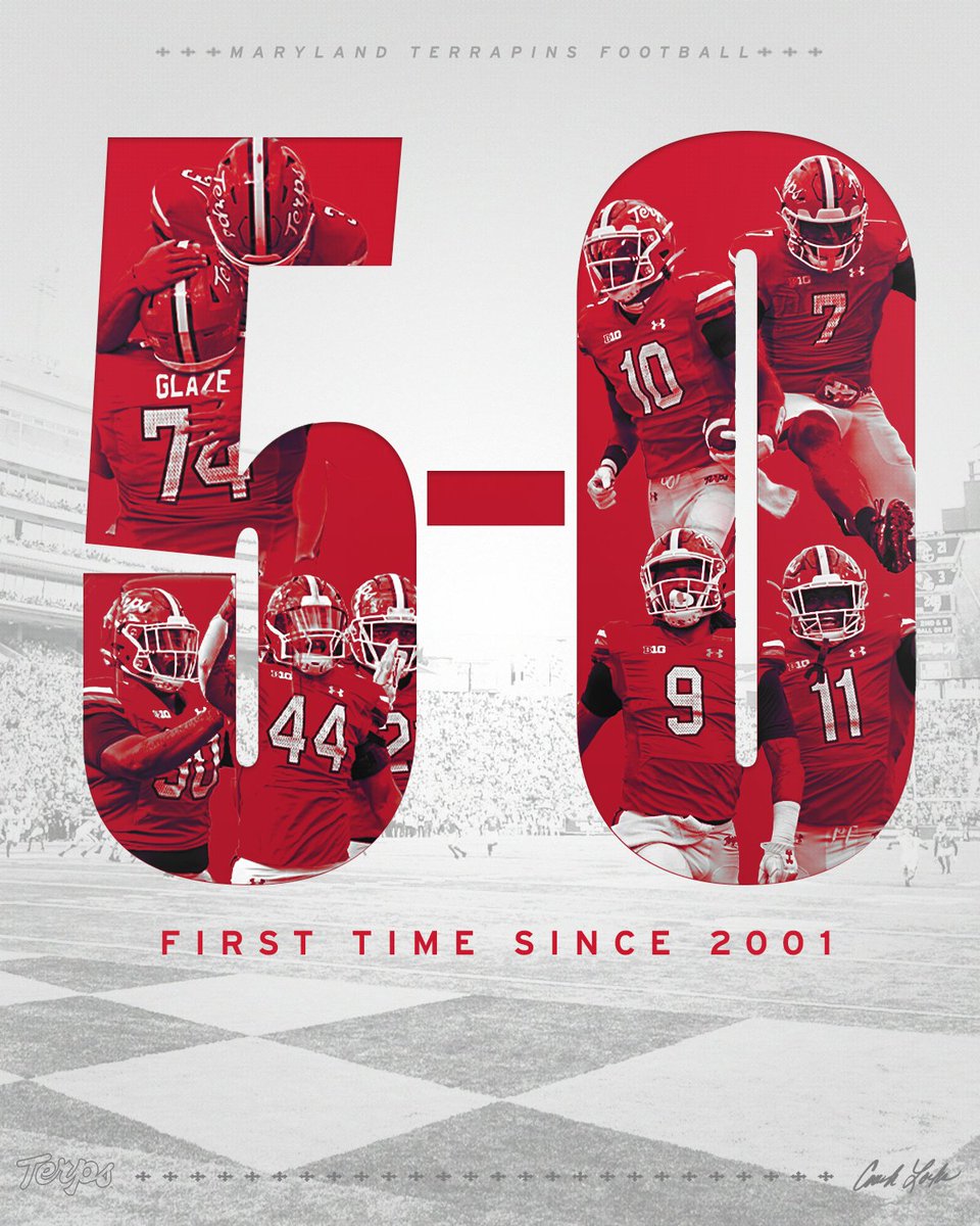 Feeling like 2001

Terps are 5-0 for the first time in 22 years