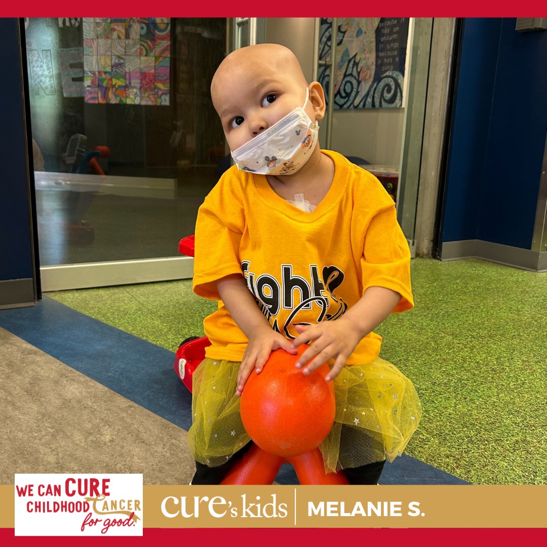 Melanie was two years old when she was diagnosed with leukemia. Melanie is a resilient cancer warrior who has overcome all obstacles. This journey hasn’t been easy on her, but she continues to stand strong. Visit hubs.ly/Q023np580 to read Melanie’s full story.