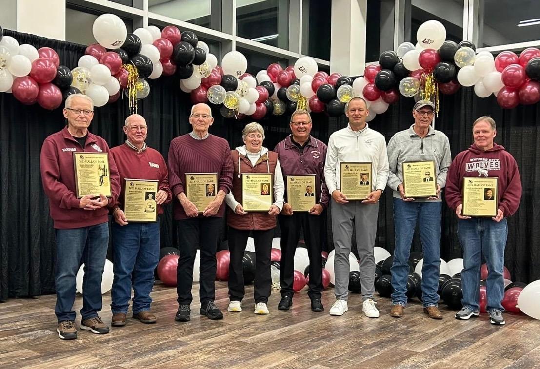 The latest induction to the Watford City Hall of Fame!