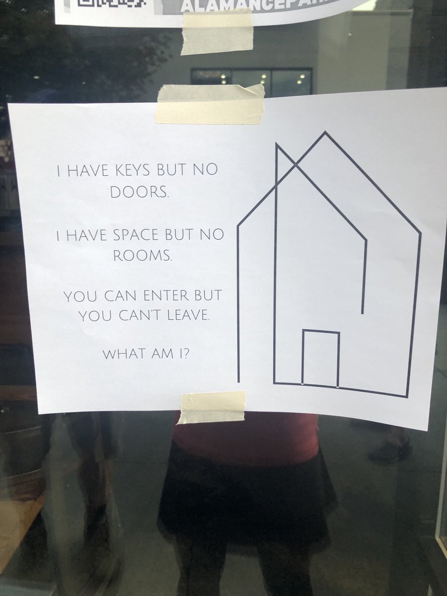 Is the answer COMPUTER @burlingtonbeerworks &amp; #alamanceadventurerace   ?