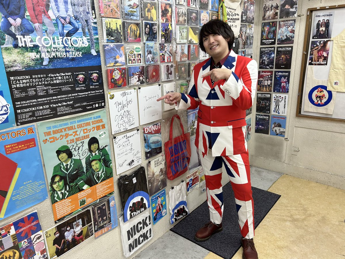 glitter_mint_'s tweet photo. 昨���は大黒屋さんへ!
上下フルセットのユニオンジャックで行くのは初めてでした(笑) https://t.co/TVggss8SL1
