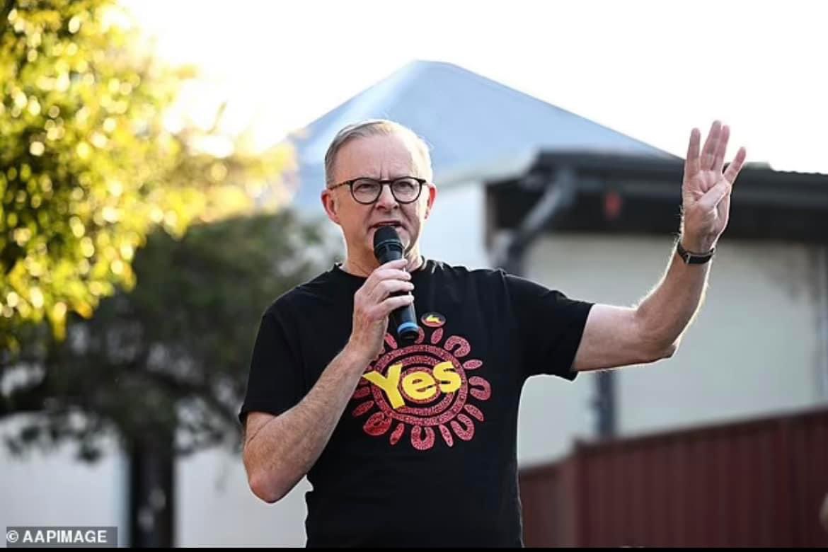 Australia has nothing more than an activist &amp; a dictator as a Prime Minister.

By pushing for a yes vote, he is affecting the integrity of the referendum &amp; undermining the democratic process.

—The governments’ sole duty is to frame the question, then back off &amp; be guided by the