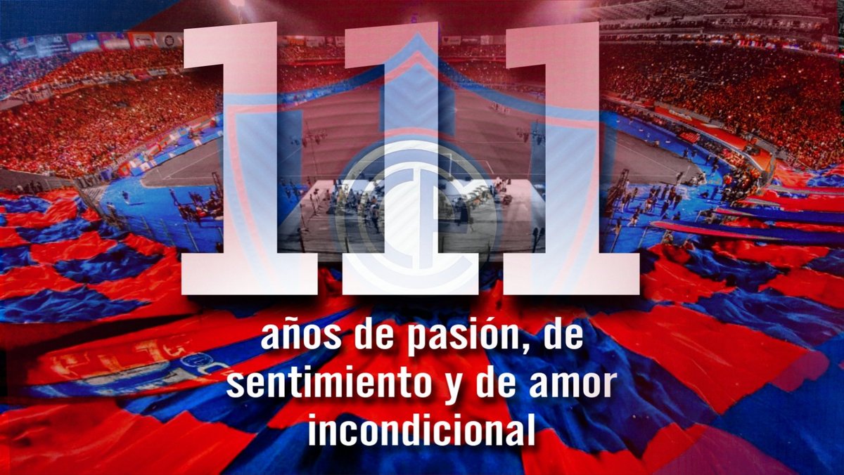 Cerrista_Teete's tweet image. Salud Club Cerro Porteño! 🥂
#CCP111Años ❤️💙