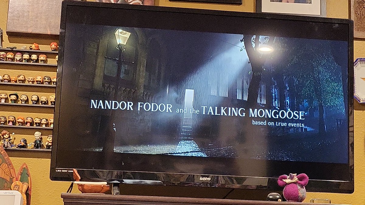 Ritterton's tweet image. Time to watch
#NandorFodor and the #TalkingMongoose

 @LegionMOfficial @neilhimself looking forward to this!