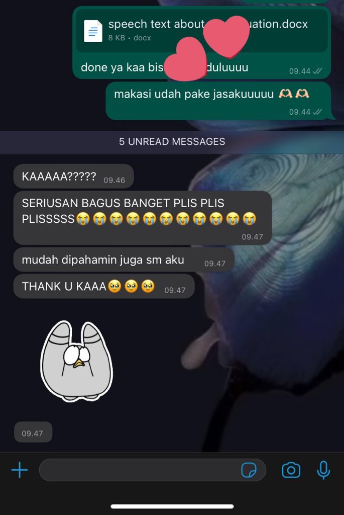tranzIete's tweet photo. @urwonderfull_ fee start 20k/hal hasil review yaaa. sinii aku bisaa! udah biasa handle artikel jurnal internasional nih, bahkan udah biasa bikin artikel jurnal in english! 

yu langsung aja chat https://t.co/l8ew59jlDY 💗✨ https://t.co/x8cwQRMkh5