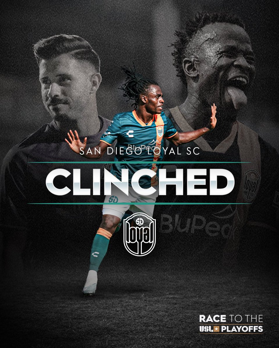 For the third year running  🏃💨   <a href="/SanDiegoLoyal/">San Diego Loyal</a> has clinched a spot in the 2023 Playoffs!