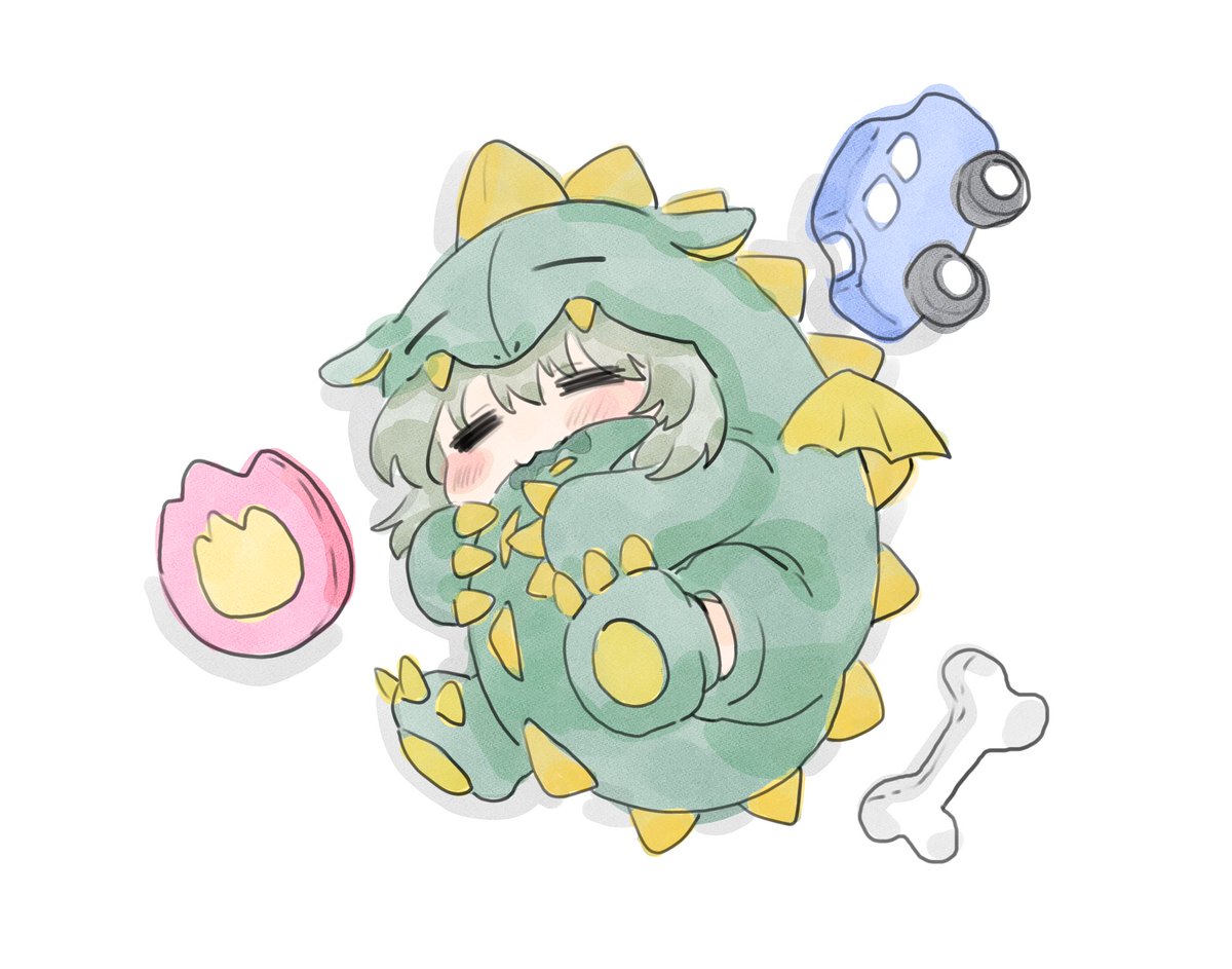 yoshi360sc's tweet photo. 街を破壊し尽くして大満足すやすやもちドラゴ���💤 https://t.co/WVES0QZnHO