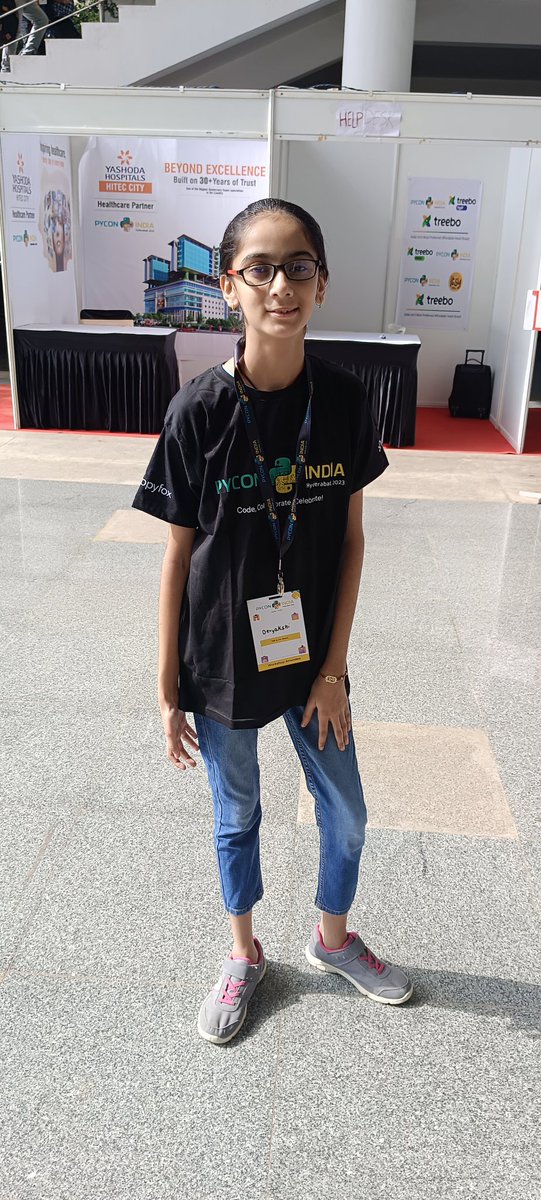 🎉 Super excited to be at my very first Python conference in Hyderabad! 🐍 Can't wait to learn some amazing things about Python and meet awesome people! 😃✨ #PyConIndia2023 #PythonForAll #CodeCollaborateCelebrate #PyConIndia 🚀🐍