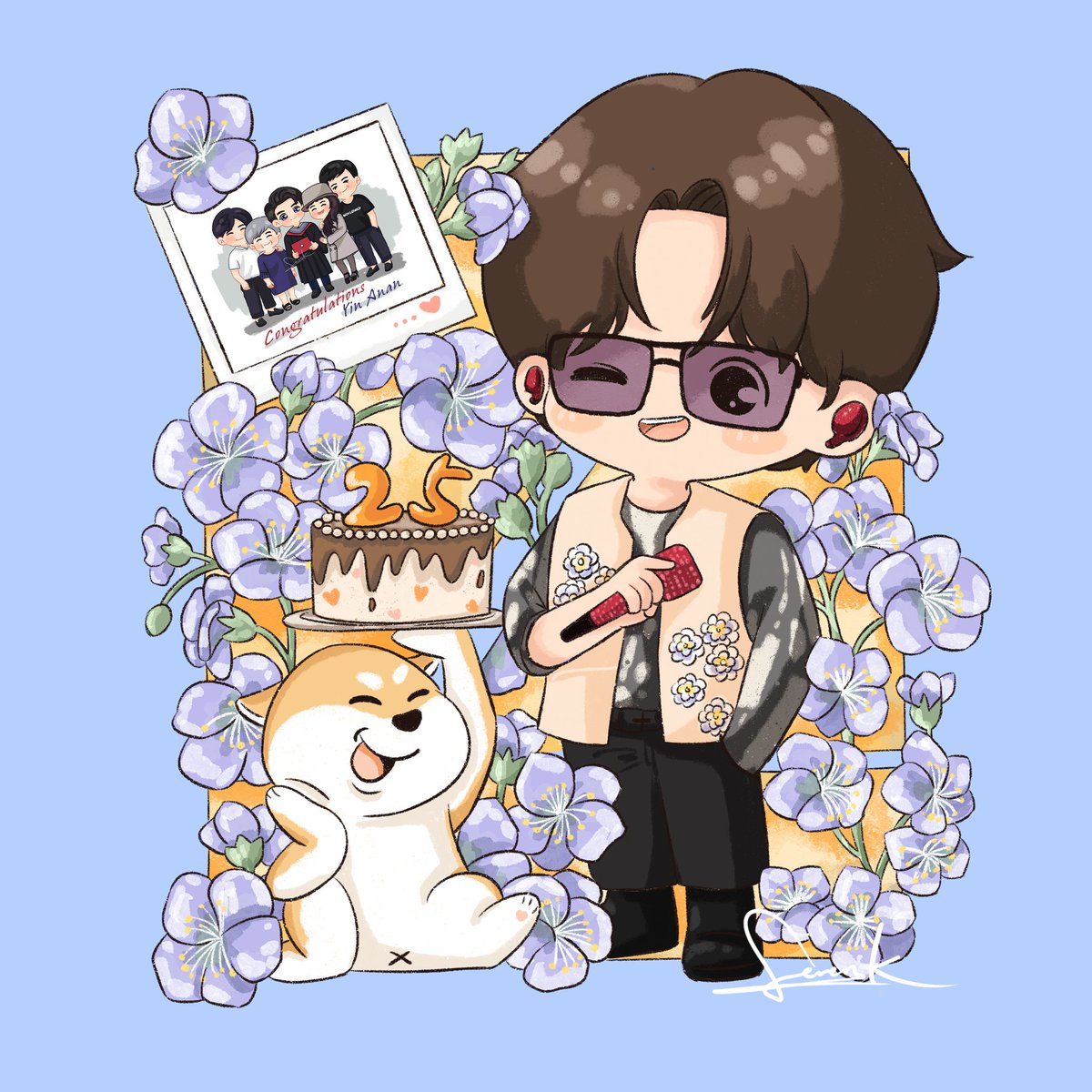 KathyPeng0329's tweet photo. 2023-42✨
🧸 ʜᵅᵖᵖᵞʙⁱʳᵗᑋᵈᵃᵞˁ῁̬ˀ
永远健康·快乐·自由·幸福🥰
#HBD25thStaywithYIN
@yinyin_anw 
#yinyin_anw https://t.co/N3Yy9kmade