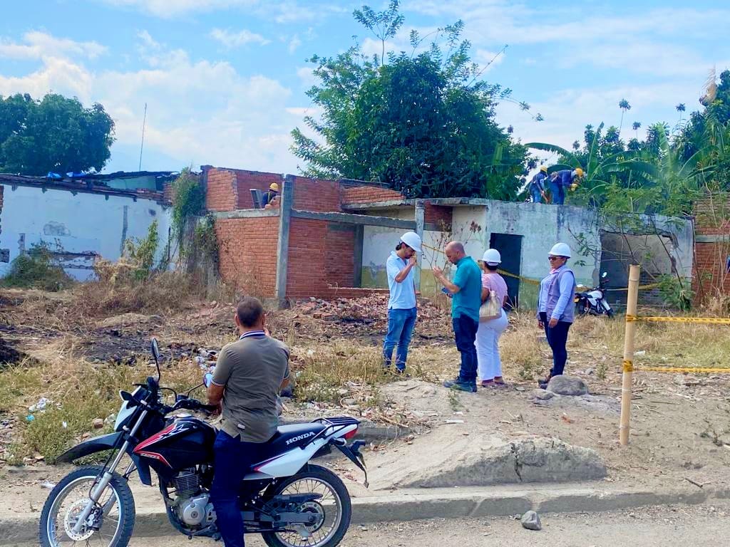 inician trabajos de construcción de la Escuela Libardo Lozano, B/ Las Vegas.Obra gestionada en la pasada Administración con el acompañamiento de la Secretaría de Gobierno y con recursos de la  Cooperación Internacional a través del Programa Fe en la Causa y el Ejército Nacional.