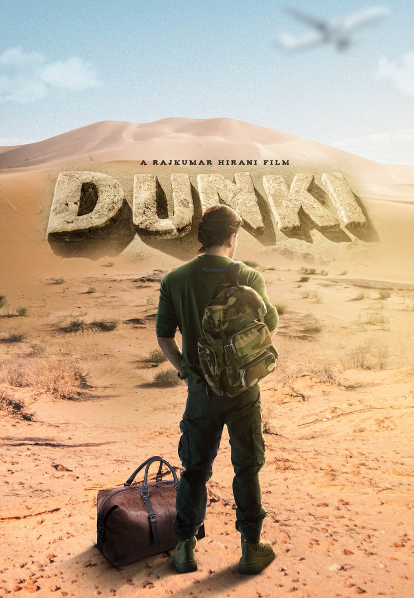 ManobalaV's tweet photo. Dunki:
#Dunki is an upcoming 2023 Indian Hindi-language social comedy-drama film about an illegal immigration technique named "Donkey Flight".

Comrade in America:
Film revolves around the travel of Aji #DulquerSalmaan, a communist from Kerala who travels to the United States illegally via Latin America and Mexican border to get to his girlfriend Sarah in time before she is forced to marry another person.