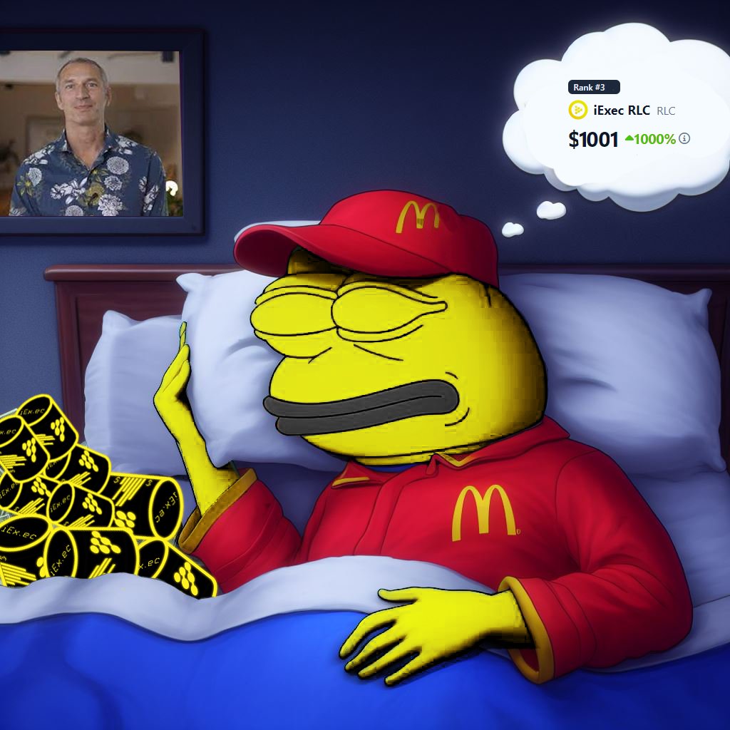 BCellow's tweet photo. HUSH LIL BABY DONT U CRY EVEerything GONNA BE ALRIGHT ..... @SLEEP @NOW @KNOWING that TOMMORW is NEW DAY..... NEW DAWN and @iEx_ec $RLC is RIGHT AROUND THE CORNER FROM NEW ATH..... #3 ... #2.... #1 .... #WAGMI #BUYBUYBUY ... DREAM NOW .... REALITY TOMMORORROW https://t.co/fjnjI6WTFO