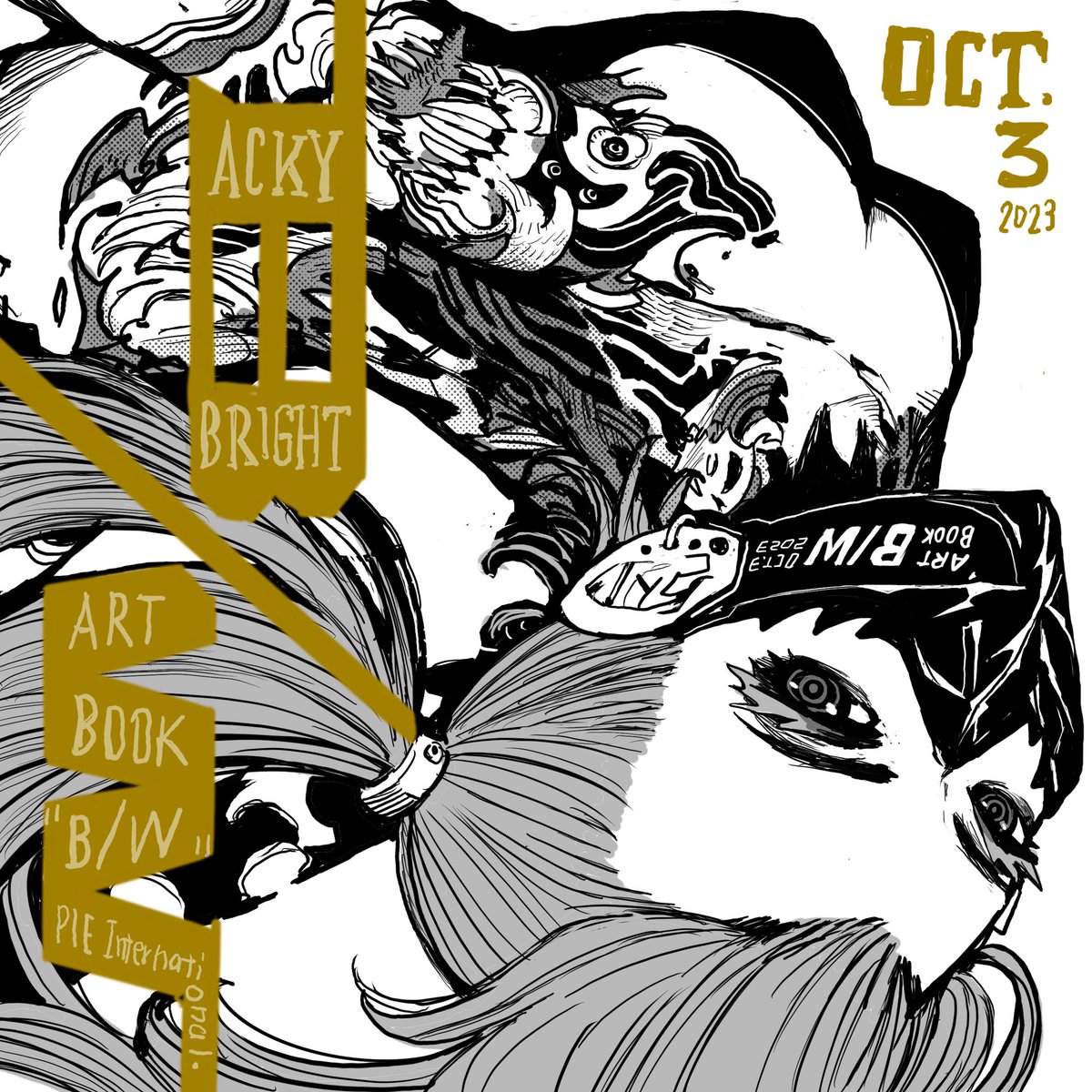 My artbook "B/W" comes out (Wovidwide) in 3 days! 