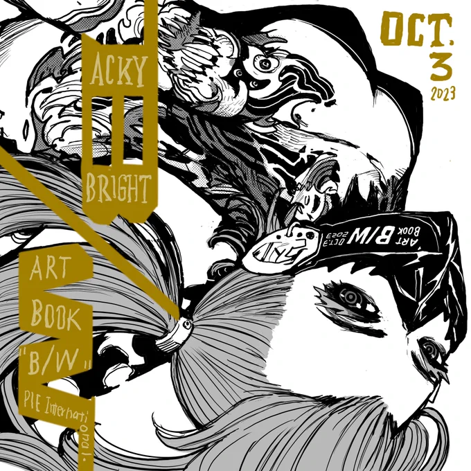 My artbook "B/W" comes out (Wovidwide) in 3 days! 