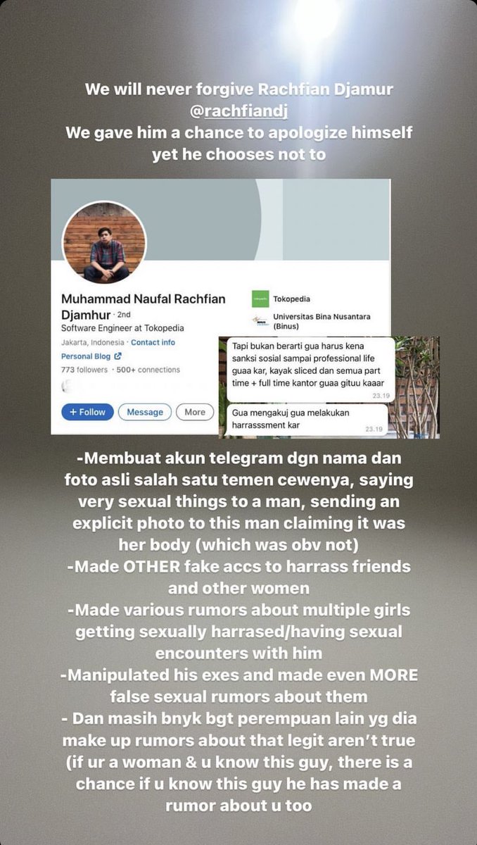 Another day, another man who don’t deserve a comfortable bed and decent-paying job.
I’m not the victim, but my heart goes to every single one of them.
