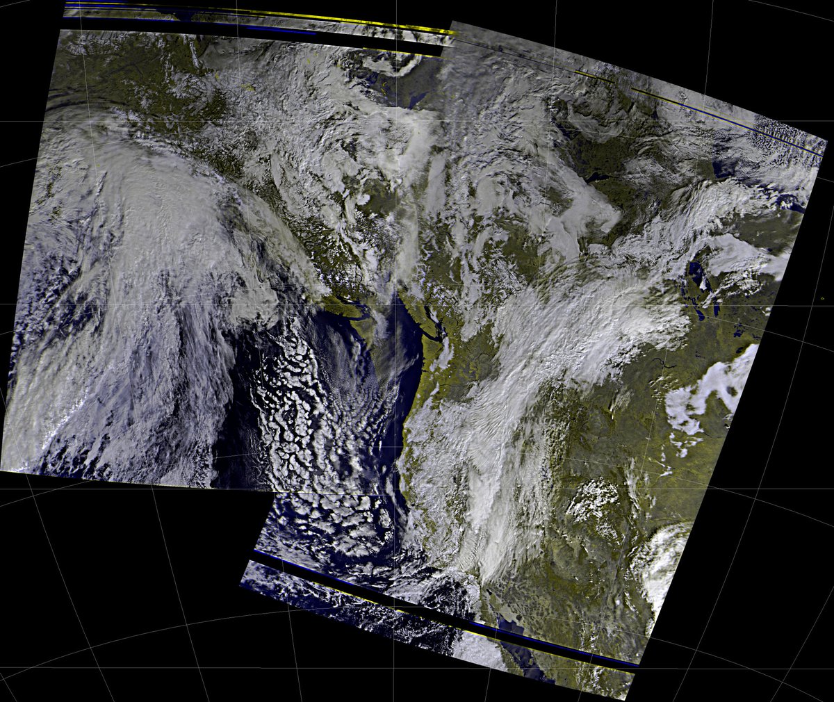 CadiereGerald's tweet image. METEOR-M N2-3 Morning Composite 2023/09/30 #SDRpp diy #QFH #sdrsharp  #MeteorGis #meteordemod