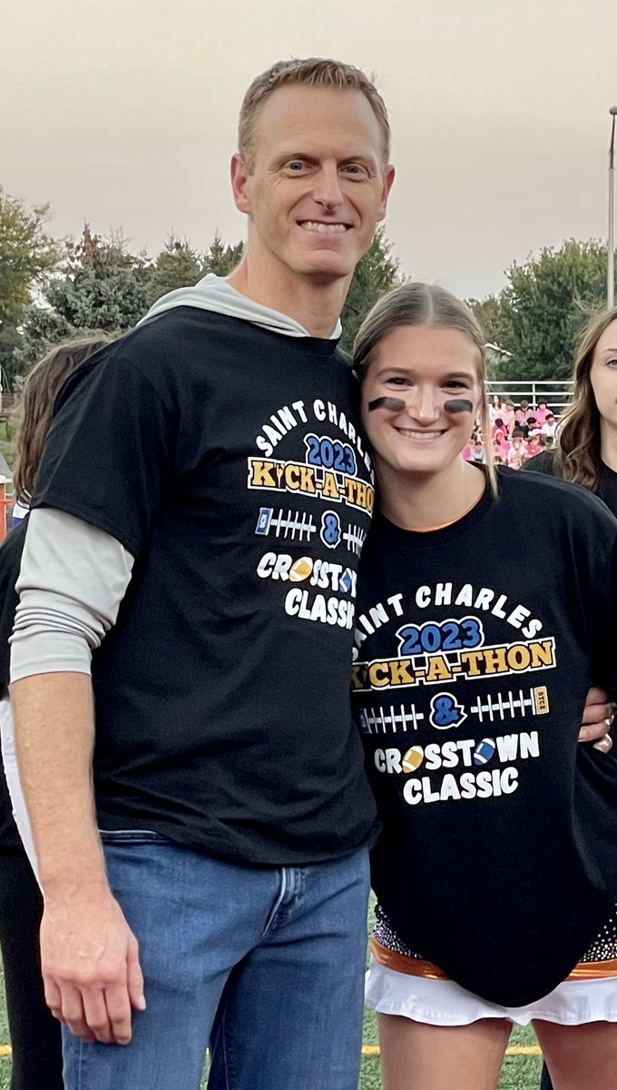 RyanBorriDPT's tweet photo. Big thank you to all that supported Alivia and me at this year’s St. Charles dance teams Kick-A-Thon!  Beautiful night for a great cause!

Successful night of raising money and avoiding hamstring strains! https://t.co/72uyA7qCXD