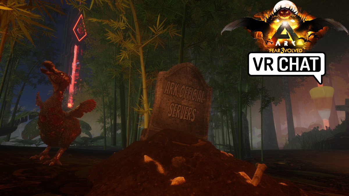 sameethan1's tweet photo. #FearEvolved begins October 7th, in #VRChat!

Stay tuned for more #RedObeliskVRC previews and a trailer for the event!

#ARKSurvivalEvolved #ARKSurvivalAscended #playARK #ARKVRC https://t.co/ZbVbGCT5gP