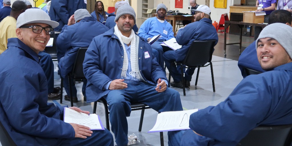 The_FTC_Project's tweet photo. “What I liked most about the workshop is the way it's designed to encourage people to search deep within their inner beings in order to find the obstacles that hold them back and correct them.” Learn more about our in-prison programs here: https://t.co/vbajvCdthc https://t.co/G2ZN3borao