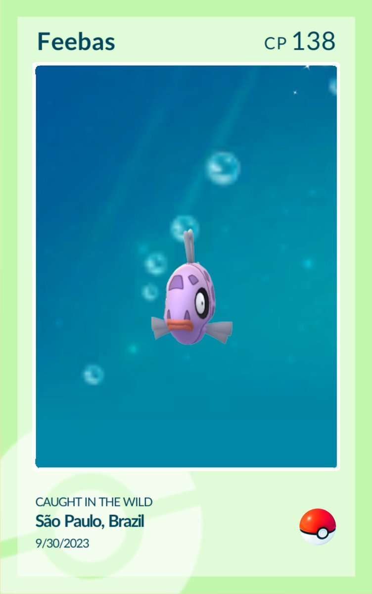 marinaferrari_'s tweet image. Home spawn purple fish 💜
#Feebas #ShinyPokemon #PokemonGO #Pokemon #PoGO