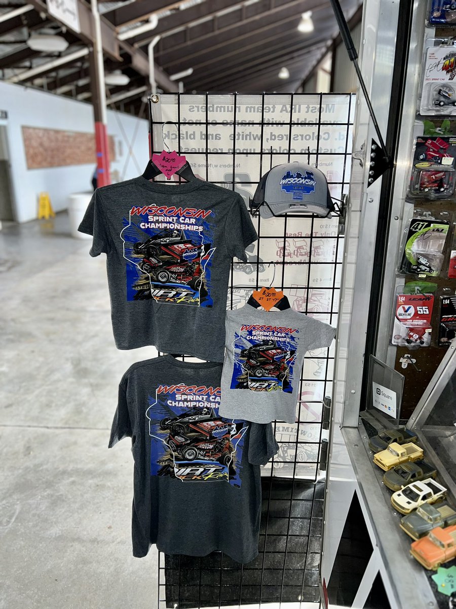 Get your 2023 Wisconsin Sprint Car Championship merch at the <a href="/IRA_sprints/">IRA Sprints</a> Souvenir Trailer! We’re under the grandstands at <a href="/plymouth_dirt/">The Plymouth Dirt Track</a>!