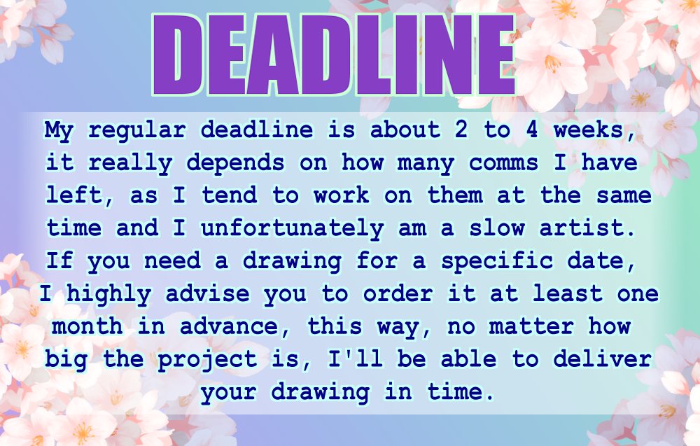 dondokii's tweet photo. 🌸 Commission price sheet ✧
✧ Don't do: - ACTION SCENES - FIGHTS
✧ Payment via DM
            ⚠ PLEASE OPEN THE LAST PIC
                  BEFORE COMMISSIONING
                      (penúltima se for br)⚠
❥ Don't be afraid about asking things if you have any doubts! https://t.co/9L4CJ2bn7X
