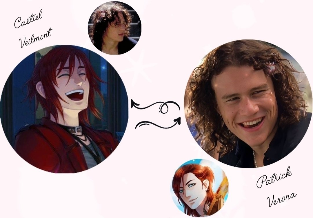 thread amor doce 🍬

semelhanças entre Patrick Verona e Castiel Veilmont