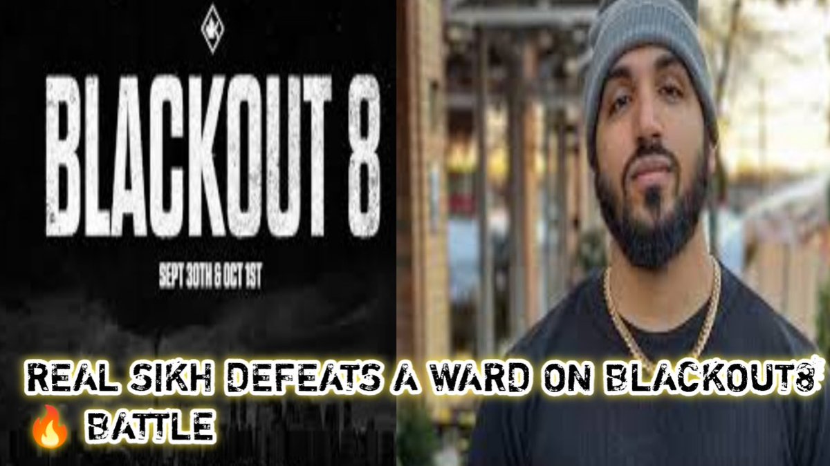 SURREALMOOKIE's tweet photo. REAL SIKH DEFEATS A WARD ON BLACKOUT8 🔥🔥 💯 BATTLE REAL GOOD BATTLE REBUTTALS,GOD TALK,DEMON TALK 😈, LYRICAL SKILL BATTLE #surrealmookie #battlerap #blackout8 #imaward @RealSikh99 https://t.co/7uNfmYUm3f