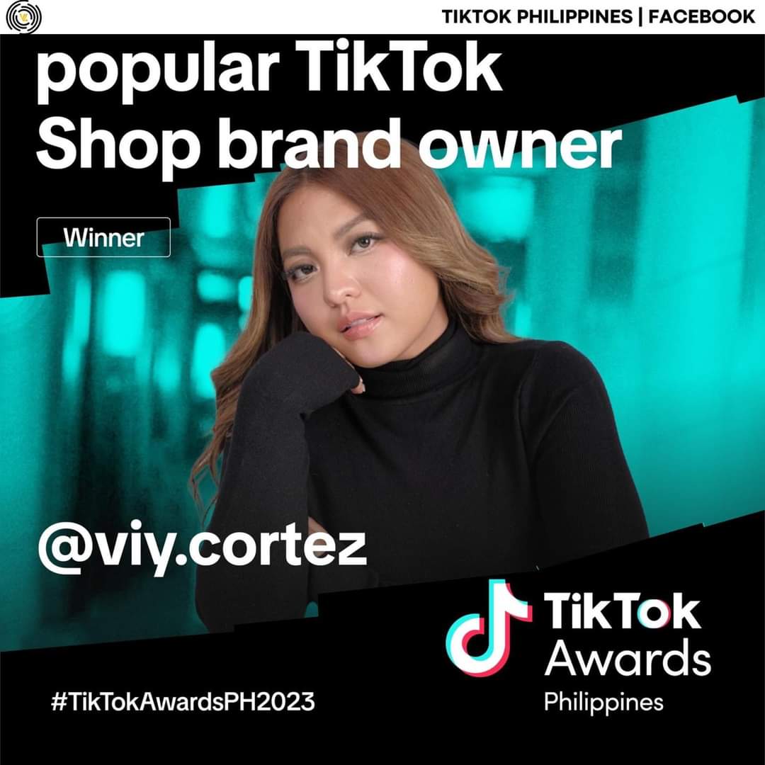 VL_MediaGroup's tweet image. Viy Cortez is 2023's TikTok Shop Brand Owner winner! 🎉

Congratulations, Viy Cortez for bagging the recognition of being the top TikTok Shop Brand Owner in the Philippines! 😍

Your VIYLine Family is so proud of you!

#ViyCortez #TikTokPh #TikTokAwards2023  #ViylineMediaGroup