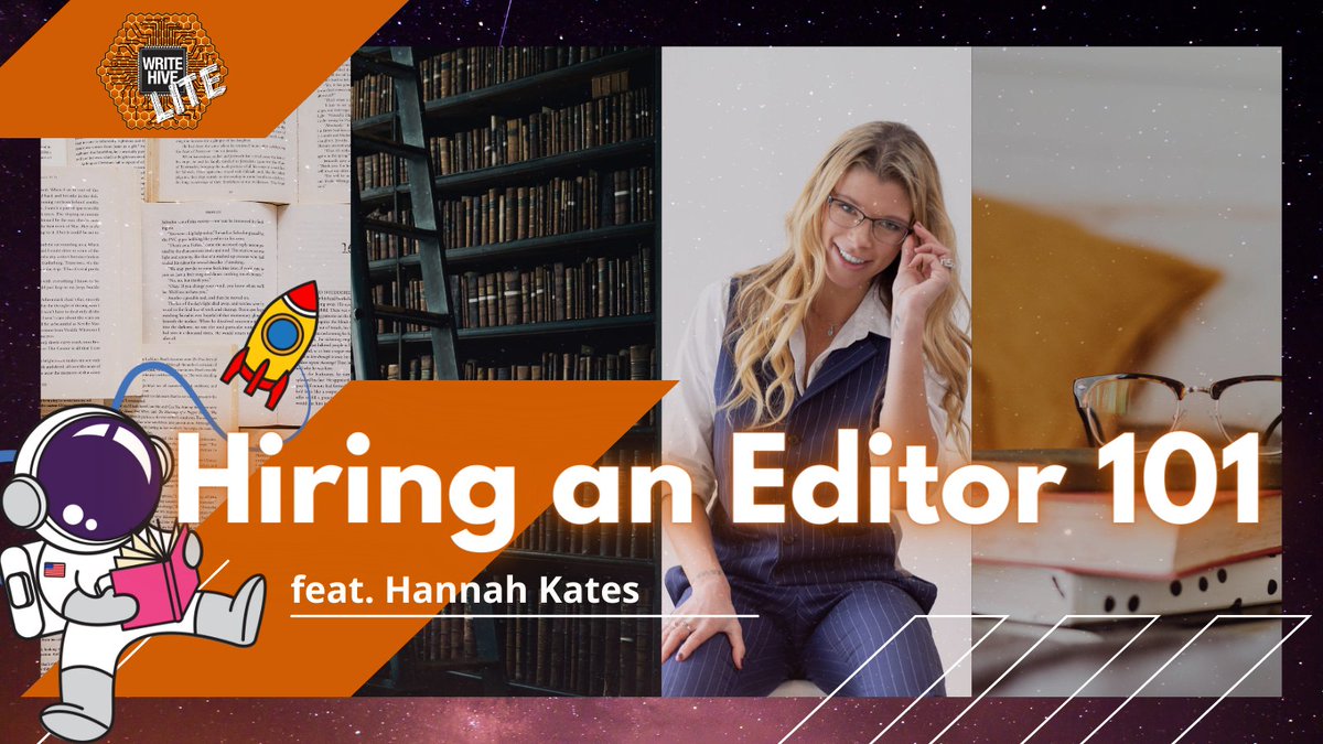 Write_Hive's tweet photo. In 15 minutes, #WriteHiveLite is back with its final master class for the weekend! Join editor @HannahKates1 for Hiring an Editor 101: How to do it, when to do it, and how to ensure any professional purpose is a career investment. π https://t.co/ozPJa6iA84