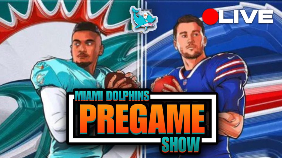 FinsTalkNetwork's tweet photo. #MiamiDolphins fans!

Start your gameday off right with the #Dolphins pregame show tomorrow morning at 10:30am EST! 

Join @BobbyFinsTalk @FinStanza &amp; @BretLaGasse67 as they preview #MIAvsBUF &amp; much more - https://t.co/UfVPVEu7g0 

#FinsUp #BillsMafia #NFLTwitter https://t.co/Lqh8AjdNq2