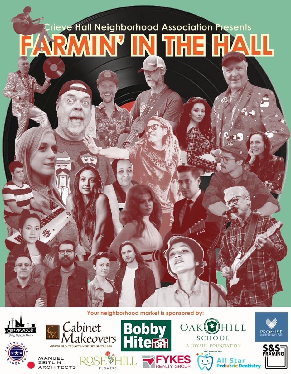 FarminInTheHall's tweet photo. We want to thank all the local musicians who performed this summer at the market! So much amazing talent in this city, and we're grateful that they visited us!

We're already looking forward to booking 2024! Our music this season was sponsored by All Star Pediatric Dentistry. https://t.co/eqRNrH5TAV