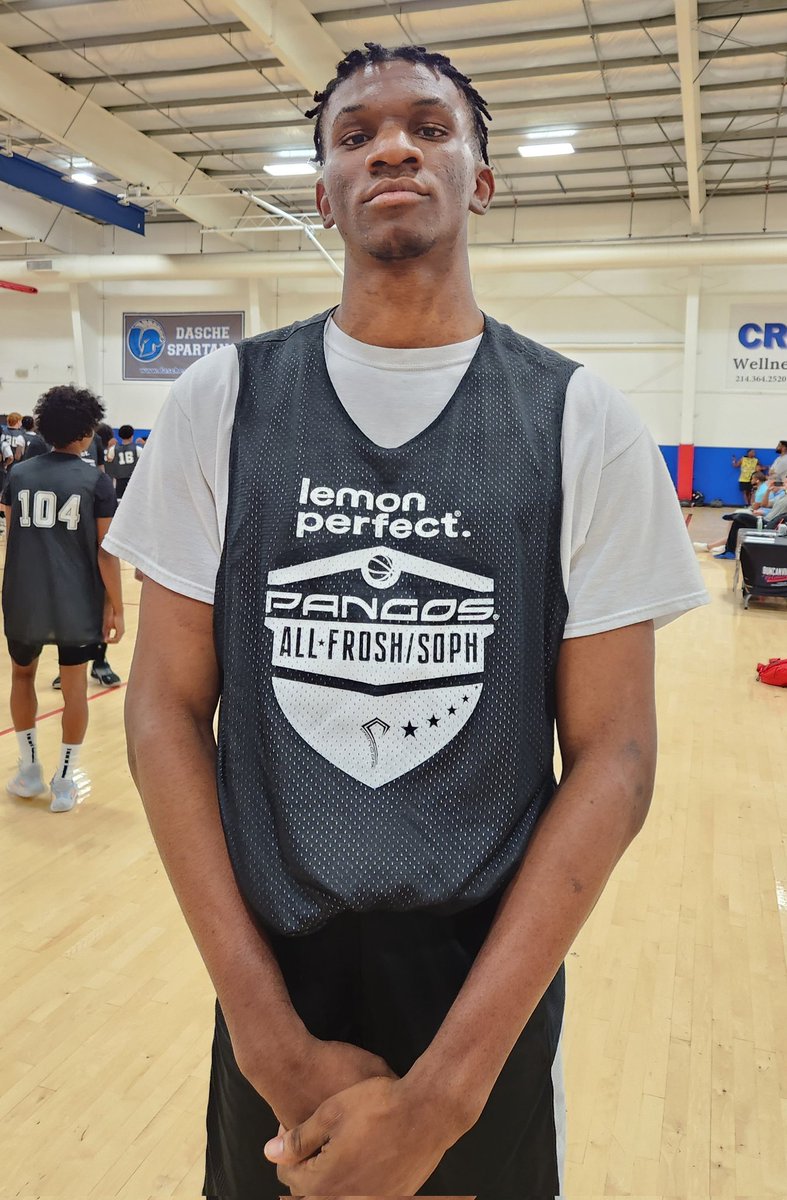 Dinos Trigonis (@trigonis30) on Twitter photo Pangos All-South Fr/So Camp Notes: one of the most intriguing long-term prospects here is 7-0 2026 Daniel Ogoemeka (W.T. White/Dallas TX). Nigerian native is a premier rim-protector & rebounder & has excellent mobility for size. One to track!
<a href="/FrankieBur/">Frank Burlison</a> <a href="/FCPPangos/">Fullcourt Press/ Pangos</a> <a href="/BallerTV/">BallerTV</a> Pangos All-South Fr/So Camp Notes: one of the most intriguing long-term prospects here is 7-0 2026 Daniel Ogoemeka (W.T. White/Dallas TX). Nigerian native is a premier rim-protector & rebounder & has excellent mobility for size. One to track!
<a href="/FrankieBur/">Frank Burlison</a> <a href="/FCPPangos/">Fullcourt Press/ Pangos</a> <a href="/BallerTV/">BallerTV</a>