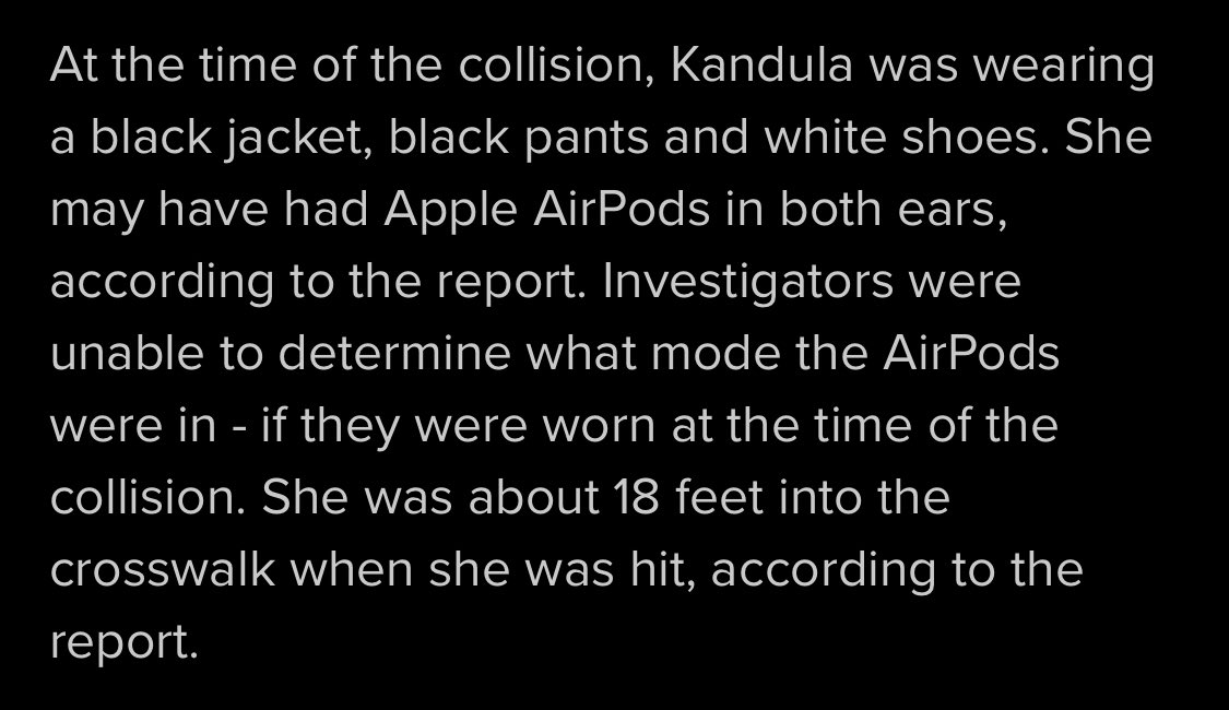 A police officer going three times the speed limit without his siren on hits and kills a pedestrian in a crosswalk, and investigators dig into whether the pedestrian was asking for it by wearing dark clothes or maybe having headphones in.