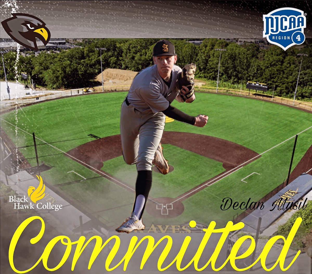I am blessed to announce my commitment to Black hawk CC to continue my academic and athletic career. I want to thank my teammates, coaches, and my family who help me get to my next chapter. #TheBraveWay  <a href="/BHCBaseball/">Black Hawk College Baseball (Coach Robison)</a>
