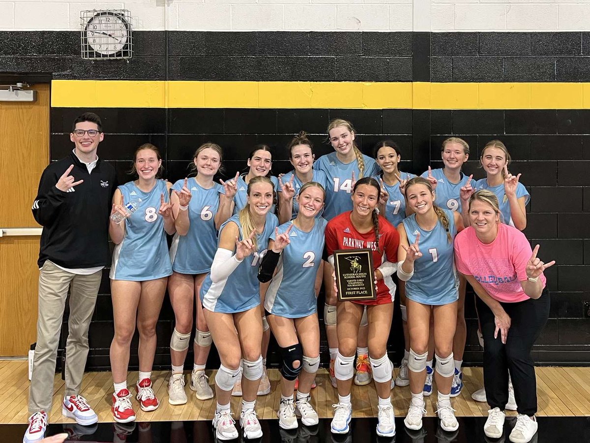 Took first place today at the Lutheran South tournament!! Very proud of this team for the amazing grit and discipline we had today!🥇#champions #hornsup