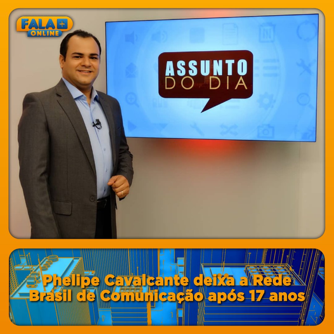 falamaisonline's tweet photo. Phelipe Cavalcante deixa a Rede Brasil de Comunicação após 17 anos.
https://t.co/bCj1O5zZAn
#RBC #RBCFM #Rádio #Televisão #FalaMaisOnline https://t.co/YsDa0jUON5